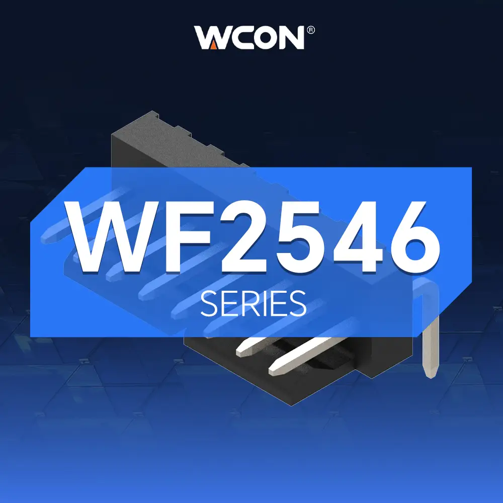 WF2546系列2.54mm线对板乐竞（中国）lejing·官方网页版
器：摩擦锁防误插，灵活适配